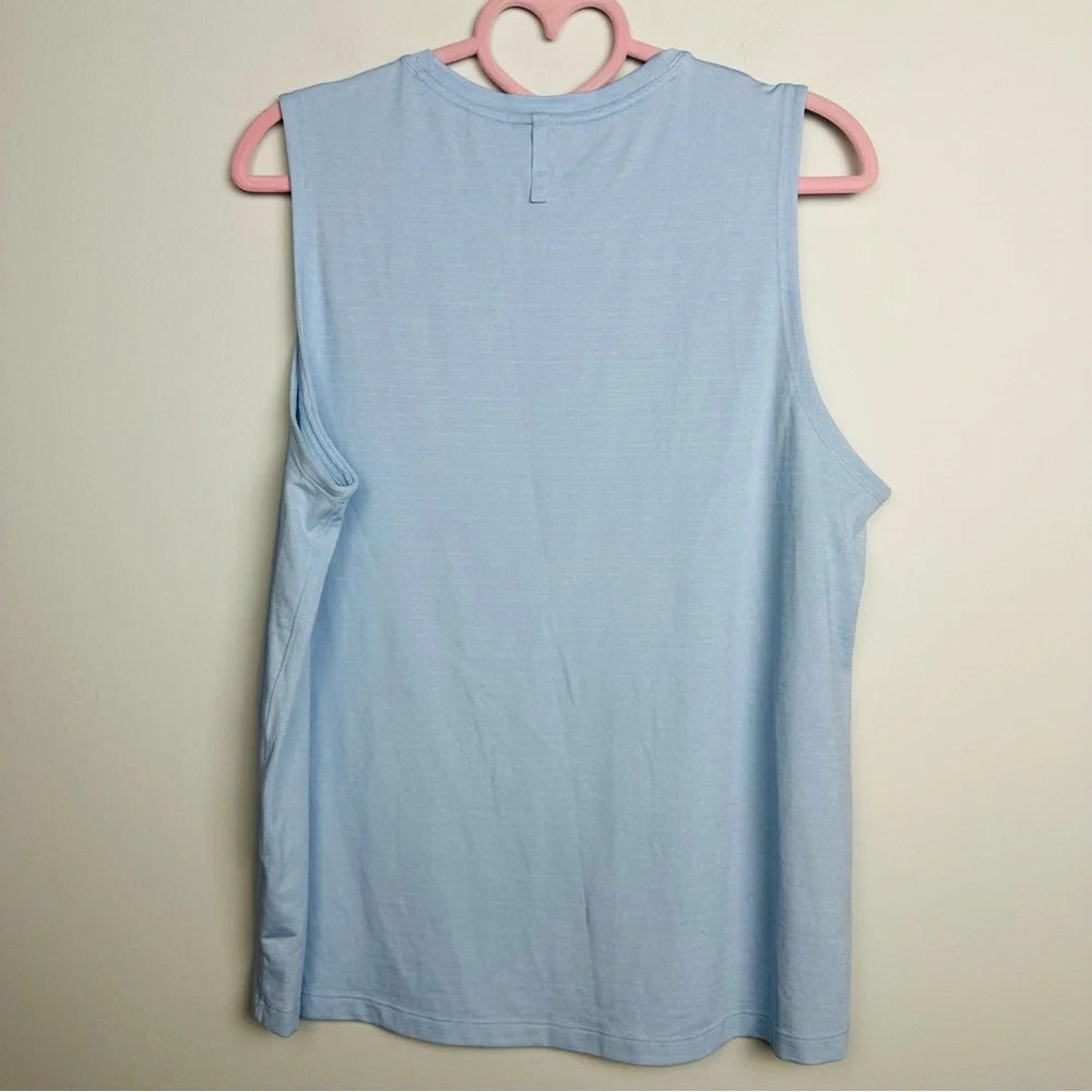 Lululemon License to Train Classic-Fit Tank Top in Heathered Aero Blue Size 12 - Picture 5 of 9